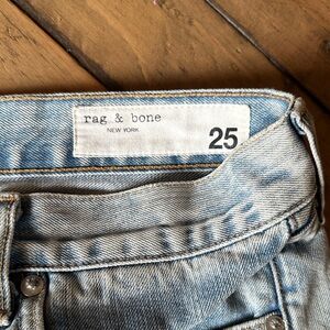 Rag & Bone Faded Denim Jeanshorts